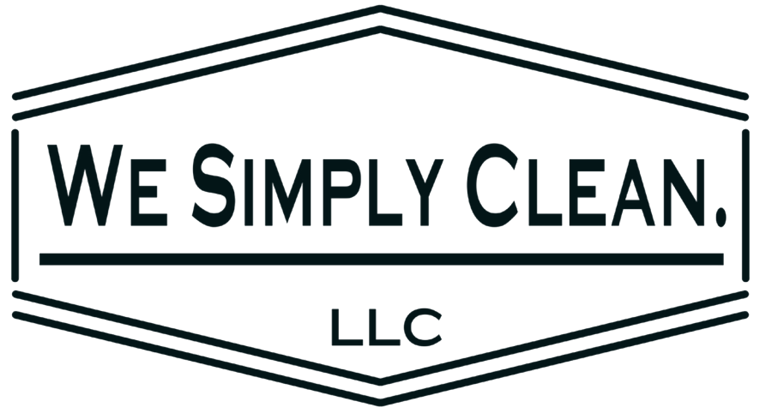 We Simply Clean Logo Black