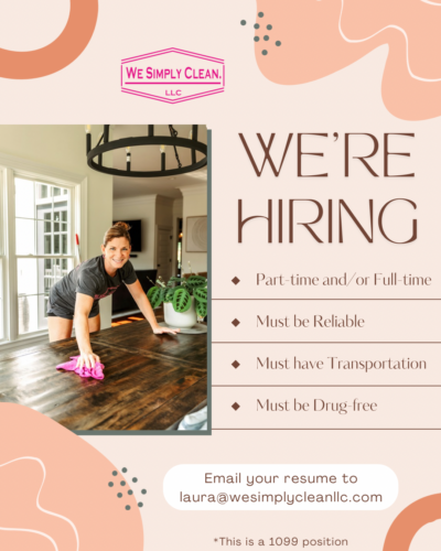 We're hiring advertisement